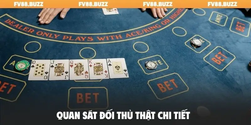 Quan sát đối thủ thật chi tiết